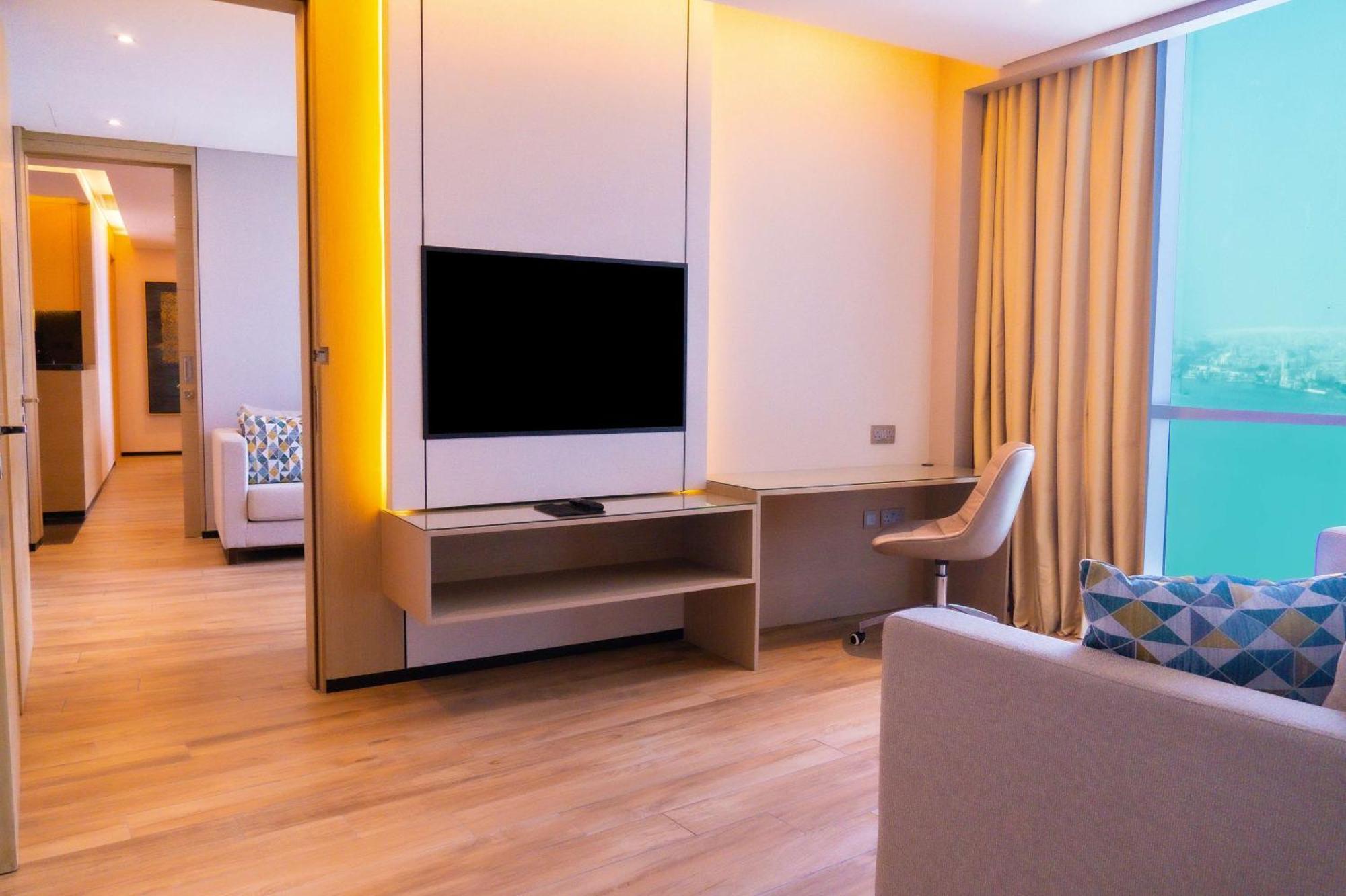 麦纳麦 Hilton Bahrain酒店 外观 照片 A room at the hotel