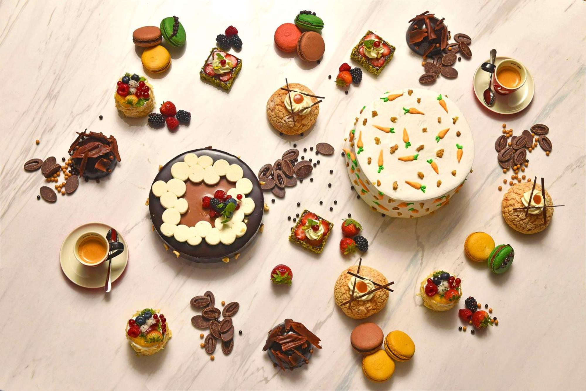 麦纳麦 Hilton Bahrain酒店 外观 照片 A selection of desserts