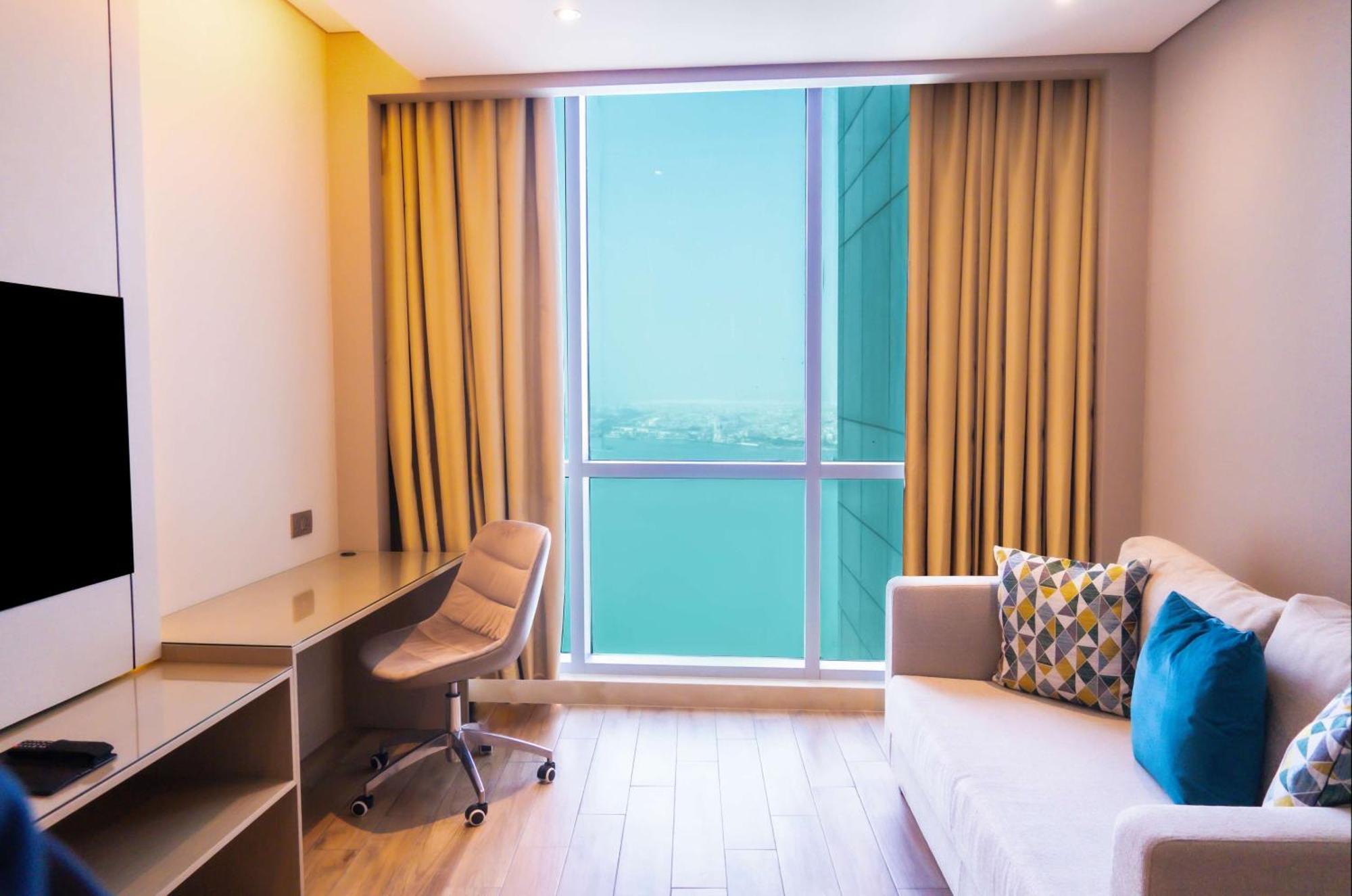 麦纳麦 Hilton Bahrain酒店 外观 照片 A room at the hotel